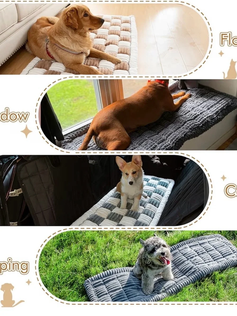 NestlyMoly Washable dog couch cover 23.6x23.6